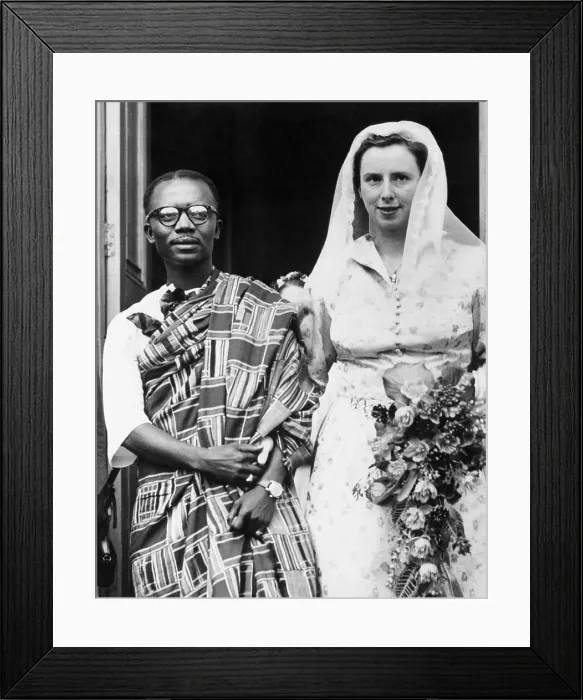 Framed Print : Enid Cripps and Joseph Appiah Framed Print : Enid Cripps and Joseph Appiah