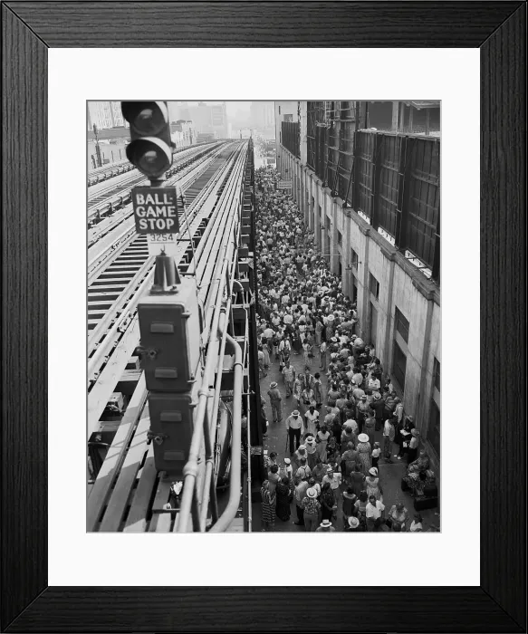 Framed Print : Jehovah's Witnesses Arrive at Yankee Stadium Framed Print : Jehovah's Witnesses Arrive at Yankee Stadium
