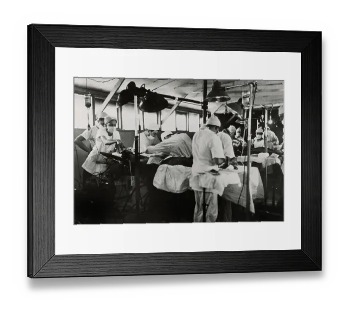 Framed Print : Surgical Hospital In Korea