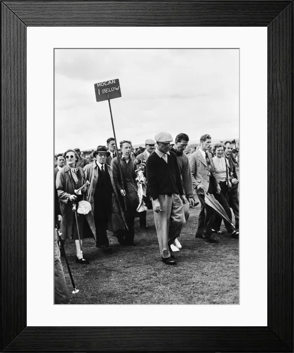Framed Print : Ben Hogan Walking on Golf Course Framed Print : Ben Hogan Walking on Golf Course