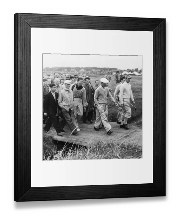 Framed Print : Ben Hogan Walking with Spectators Framed Print : Ben Hogan Walking with Spectators