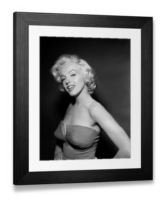 Framed Print : Marilyn Monroe Wearing Strapless Swimsuit Framed Print : Marilyn Monroe Wearing Strapless Swimsuit