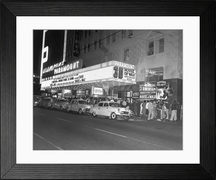 Framed Print : 3-D Day at Warner Bros. House of Wax Framed Print : 3-D Day at Warner Bros. House of Wax
