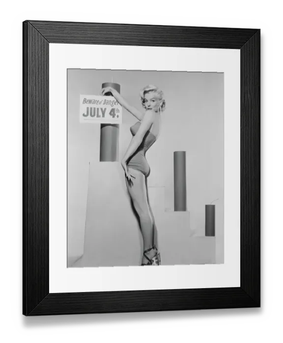 Framed Print : Marilyn Monroe Advertising Safety Framed Print : Marilyn Monroe Advertising Safety