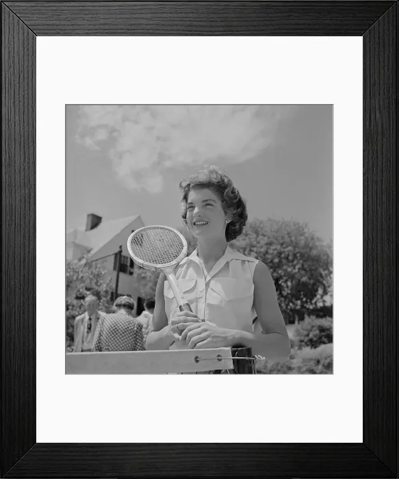 Framed Print : John F. Kennedy and His Wife Framed Print : John F. Kennedy and His Wife