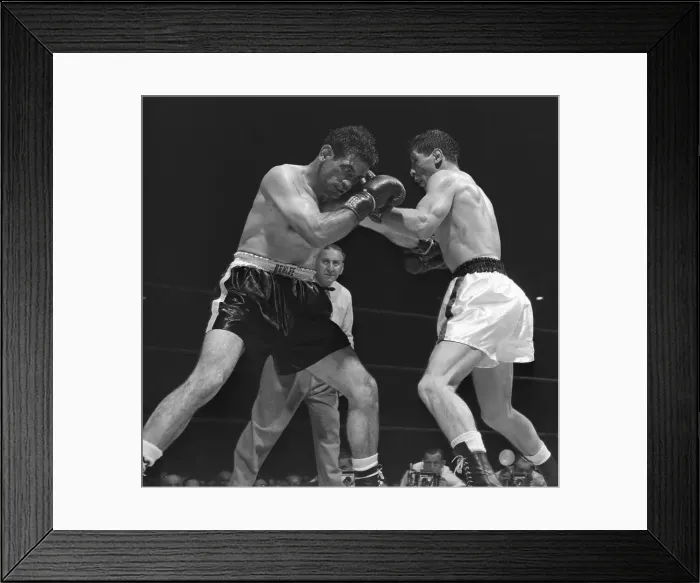 Framed Print : The Boxer Defeats The Slugger Framed Print : The Boxer Defeats The Slugger