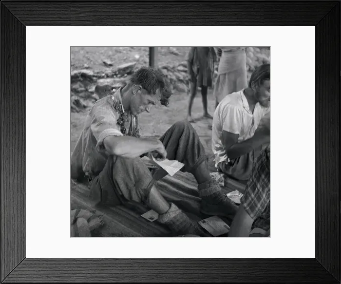 Framed Print : Hillary Reading Mail Framed Print : Hillary Reading Mail