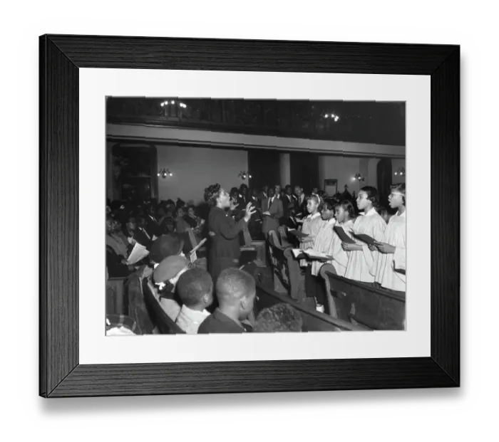 Framed Print : Choir Singing in Harlem Framed Print : Choir Singing in Harlem