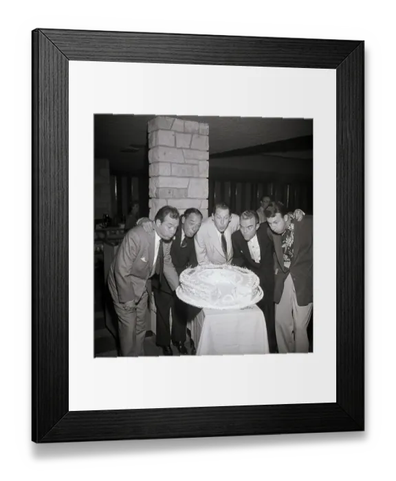 Framed Print : Group of Comedians with Milton Berle