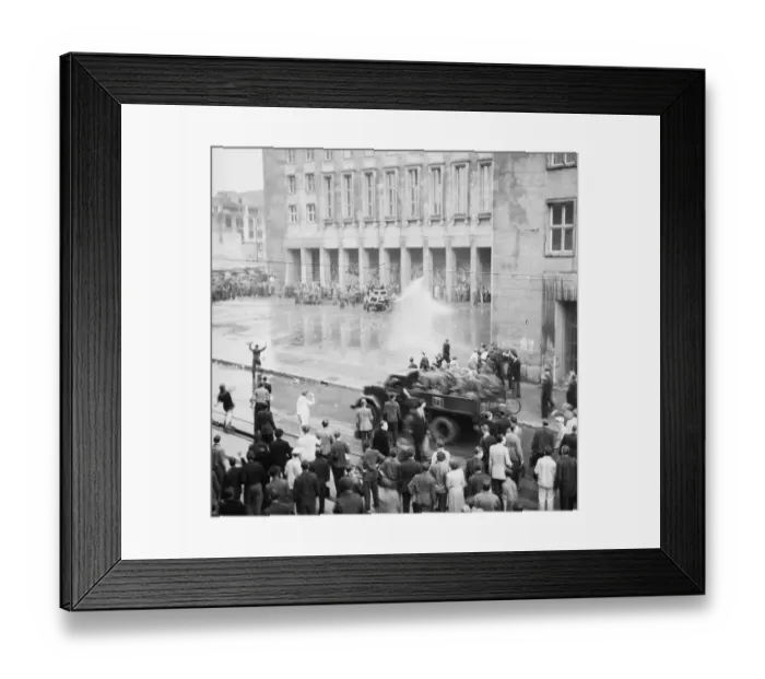 Framed Print : Riot In East Berlin Framed Print : Riot In East Berlin
