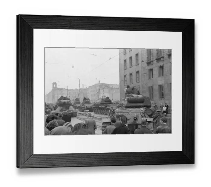 Framed Print : Soviet Tanks in Berlin Framed Print : Soviet Tanks in Berlin