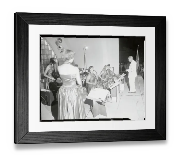Framed Print : Freddie Schaffer with His Orchestra Framed Print : Freddie Schaffer with His Orchestra