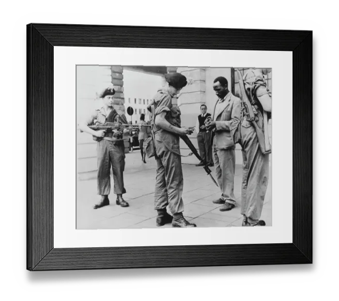 Framed Print : Identity Check In Nairobi