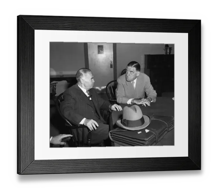 Framed Print : J. Ryan Conferring With Governor Dewey Framed Print : J. Ryan Conferring With Governor Dewey