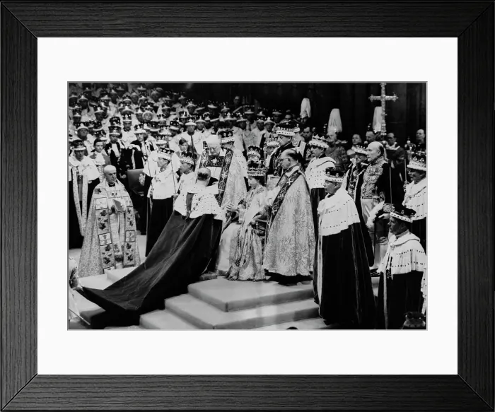 Framed Print : Prince Philip Paying Homage To Queen Elizabeth II Framed Print : Prince Philip Paying Homage To Queen Elizabeth II