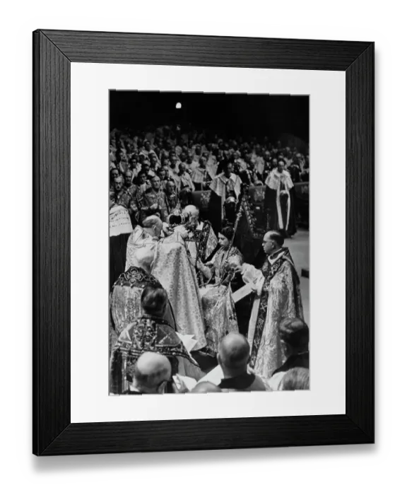 Framed Print : The Coronation Of Queen Elizabeth II Framed Print : The Coronation Of Queen Elizabeth II