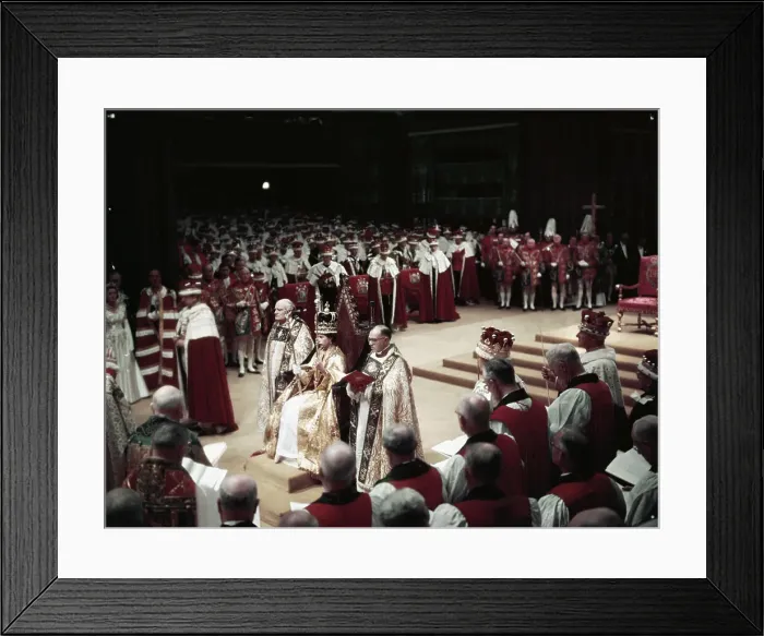Framed Print : Coronation of Queen Elizabeth II Framed Print : Coronation of Queen Elizabeth II