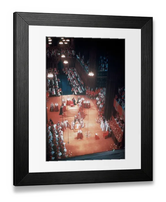 Framed Print : Coronation of Queen Elizabeth II Framed Print : Coronation of Queen Elizabeth II