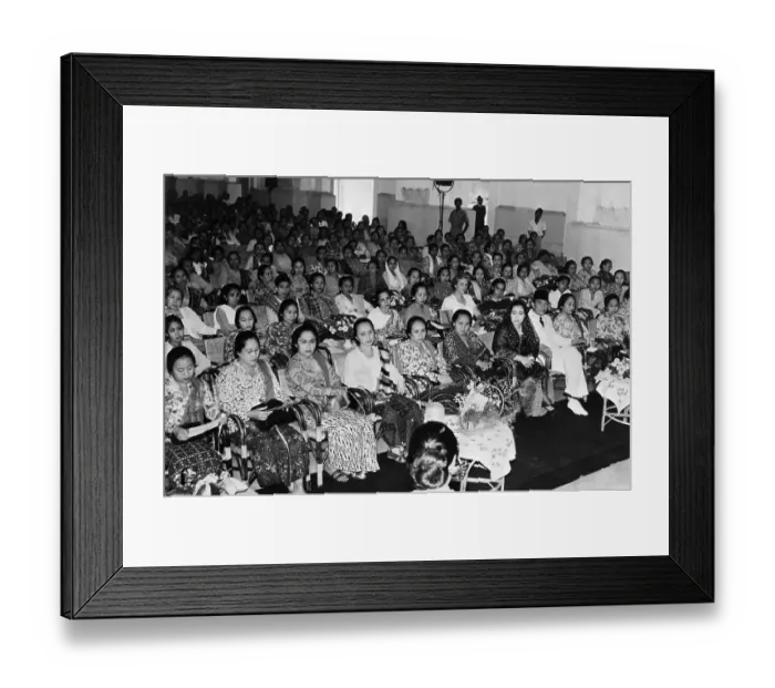 Framed Print : Sukarno at Kartini Day Commemoration Framed Print : Sukarno at Kartini Day Commemoration