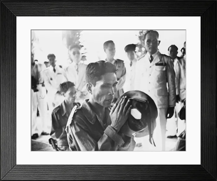 Framed Print : Cambodian Military Leader Framed Print : Cambodian Military Leader