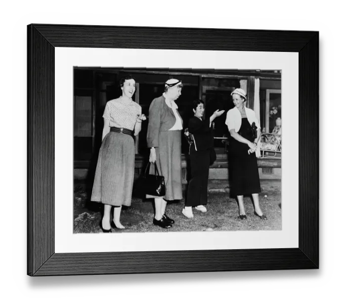 Framed Print : Eleanor Roosevelt In Japan Framed Print : Eleanor Roosevelt In Japan