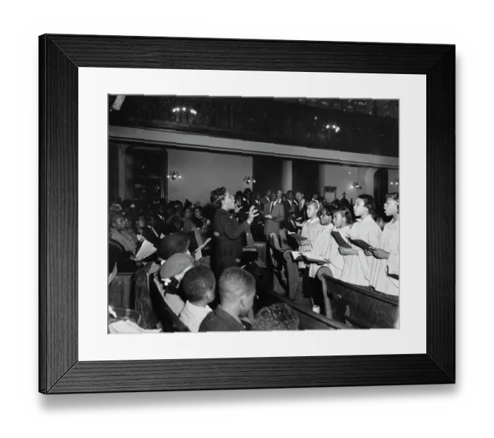 Framed Print : Convent Avenue Baptist Church, 1953 Framed Print : Convent Avenue Baptist Church, 1953