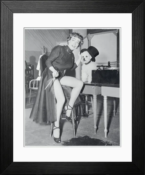 Framed Print : Joan Crawford in Touch Song Framed Print : Joan Crawford in Touch Song