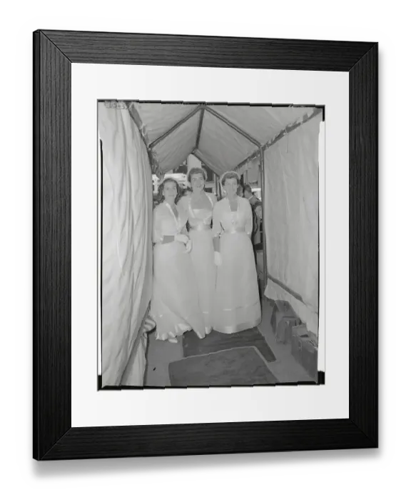 Framed Print : Kennedy Sisters Arriving at Wedding Framed Print : Kennedy Sisters Arriving at Wedding