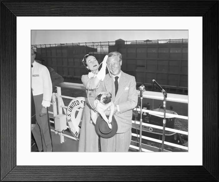 Framed Print : Windsor Royalty While Traveling with the Press Framed Print : Windsor Royalty While Traveling with the Press