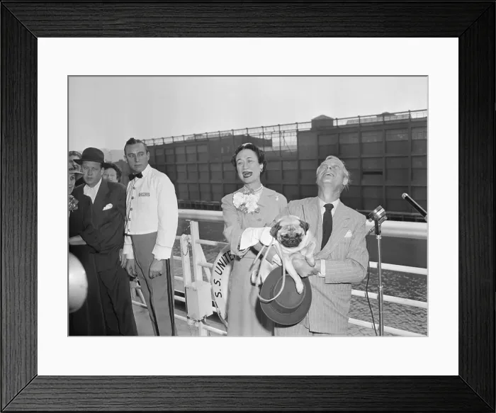Framed Print : Windsor Royalty While Traveling with the Press Framed Print : Windsor Royalty While Traveling with the Press