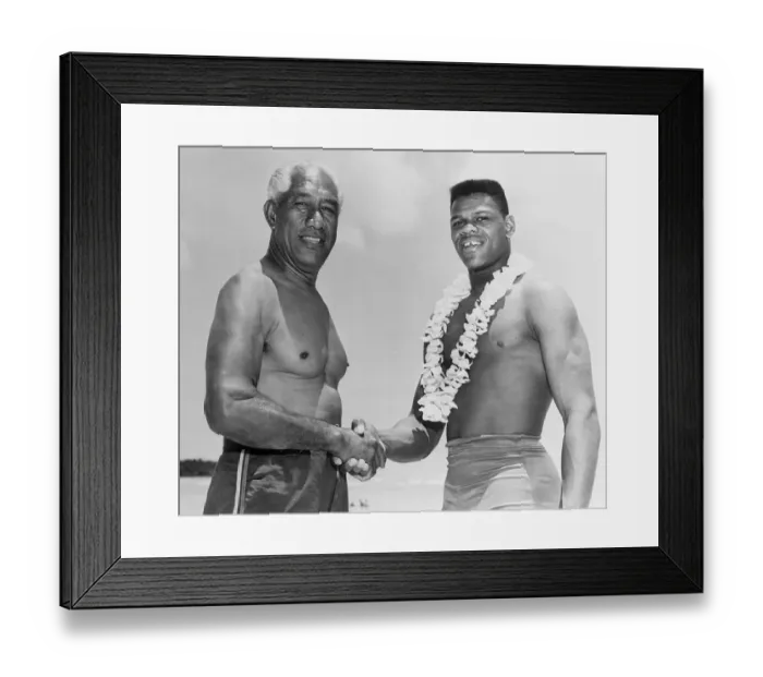 Framed Print : Milton Campbell and Duke Kahanamoku Framed Print : Milton Campbell and Duke Kahanamoku