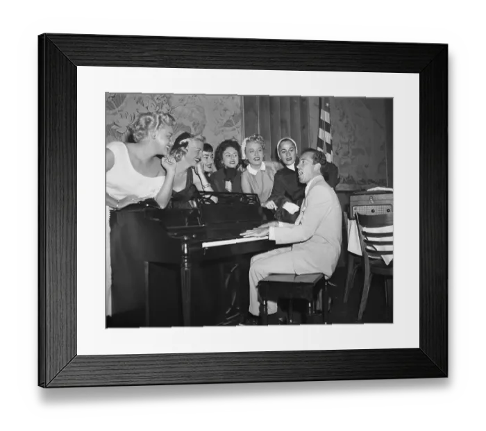 Framed Print : Mercury Artists Singing at Piano Framed Print : Mercury Artists Singing at Piano