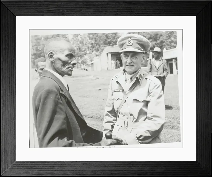 Framed Print : General W. R. N. Hinde of Kenya Greeting James Samuel Githa Framed Print : General W. R. N. Hinde of Kenya Greeting James Samuel Githa