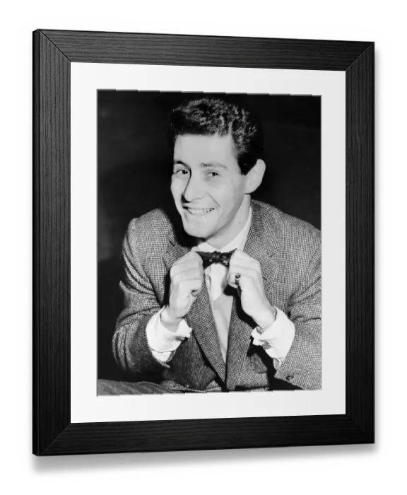 Framed Print : Singer Eddie Fisher Wearing Bow Tie Framed Print : Singer Eddie Fisher Wearing Bow Tie