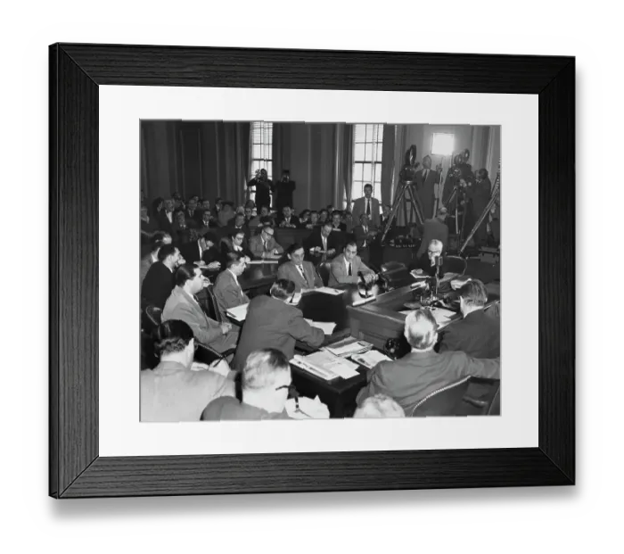 Framed Print : Artie Shaw Testifying At HUAC Hearing Framed Print : Artie Shaw Testifying At HUAC Hearing