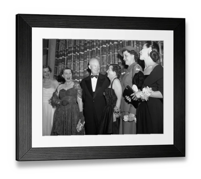 Framed Print : Eisenhower and Outstanding Women Framed Print : Eisenhower and Outstanding Women