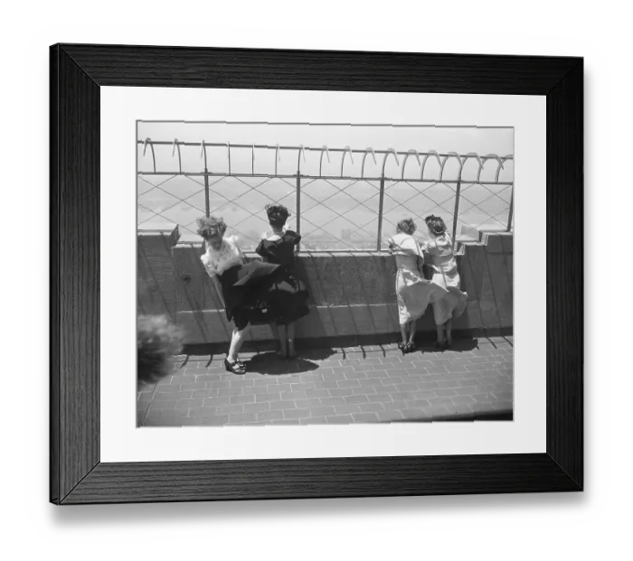 Framed Print : Skirts Being Blown At Empire State Bldg Framed Print : Skirts Being Blown At Empire State Bldg