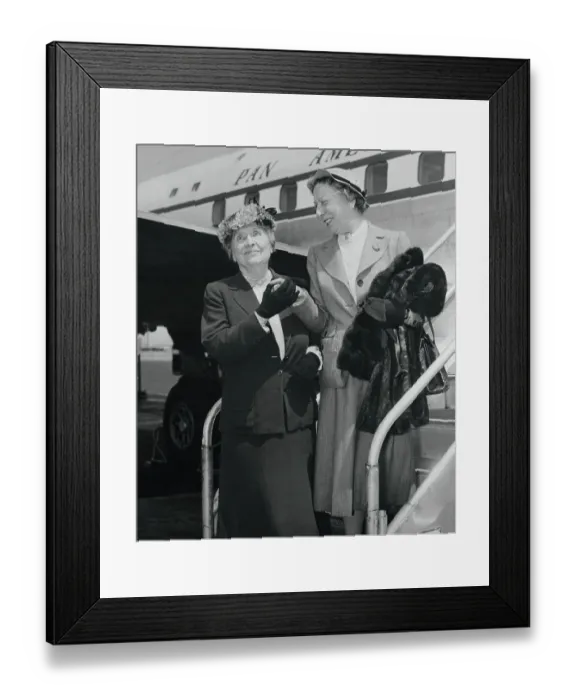 Framed Print : Helen Keller with Polly Thomson Framed Print : Helen Keller with Polly Thomson