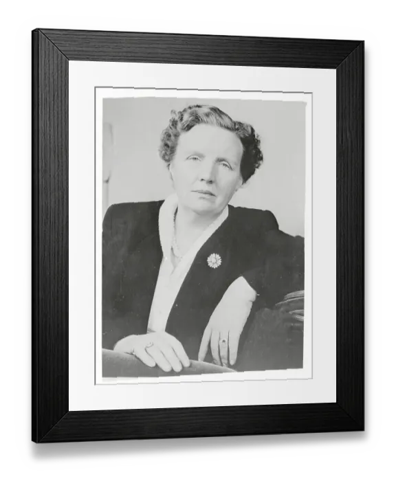 Framed Print : Portrait Of Queen Juliana Framed Print : Portrait Of Queen Juliana