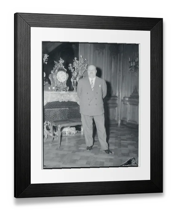 Framed Print : Portrait of King Farouk Framed Print : Portrait of King Farouk