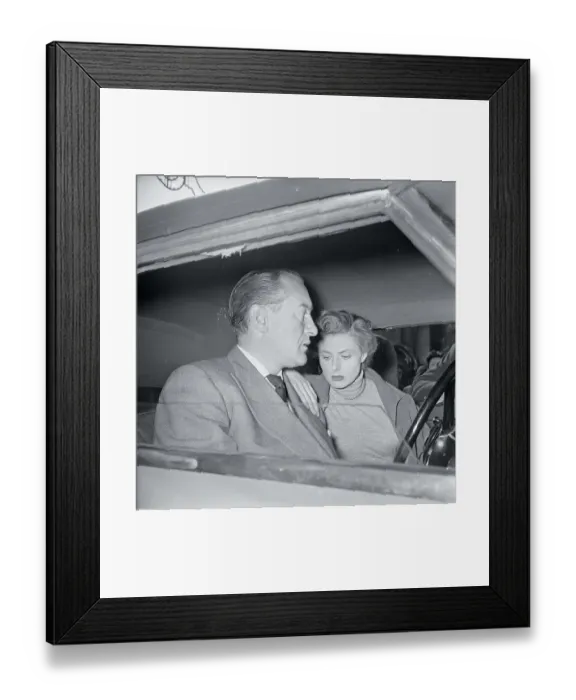 Framed Print : George Sanders and Ingrid Bergman Framed Print : George Sanders and Ingrid Bergman