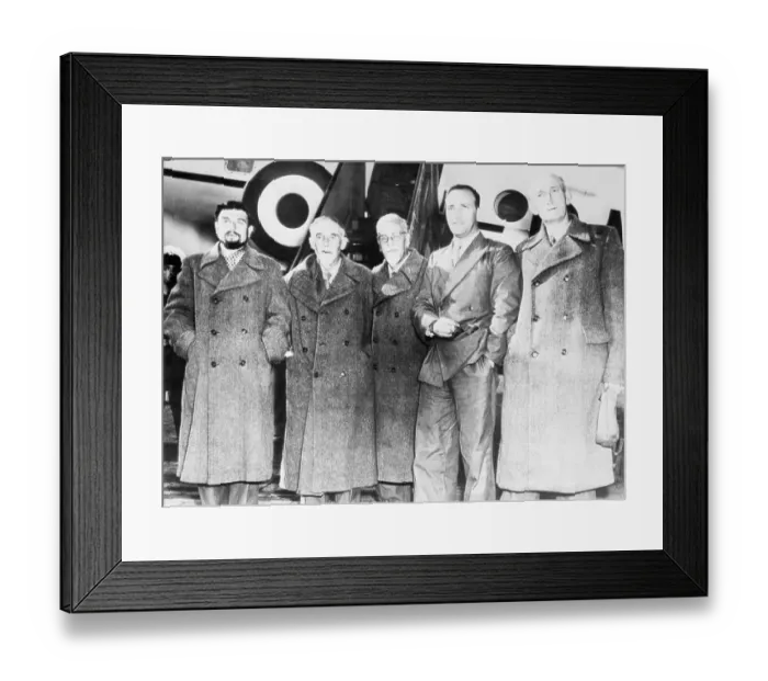 Framed Print : Freed Britons in Berlin Framed Print : Freed Britons in Berlin