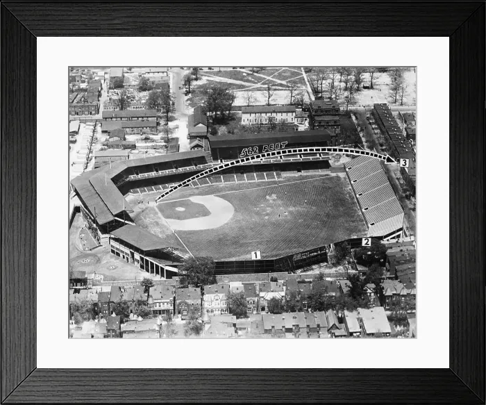 Framed Print : Aerial View Of Griffith Stadium Framed Print : Aerial View Of Griffith Stadium