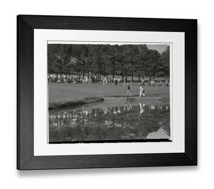 Framed Print : Sam Snead Reflected in Golf Course Pond Framed Print : Sam Snead Reflected in Golf Course Pond