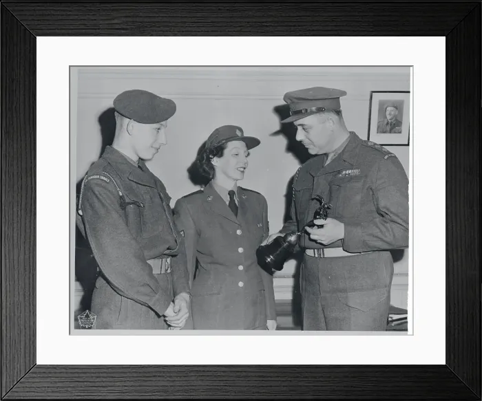Framed Print : Family Wearing Their Army Uniforms Framed Print : Family Wearing Their Army Uniforms
