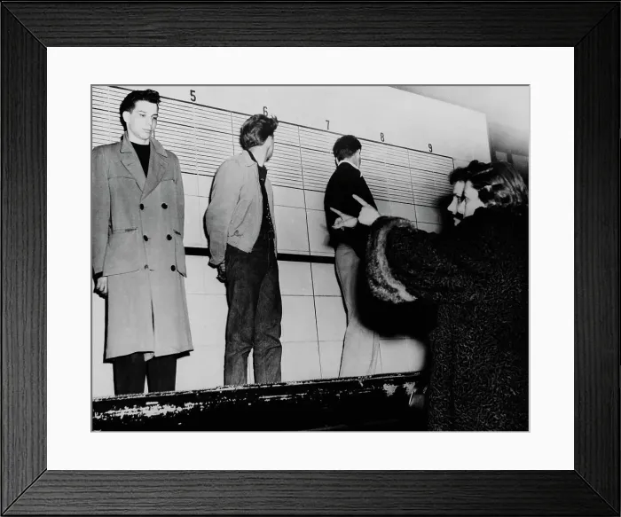 Framed Print : Police Line-Up Framed Print : Police Line-Up