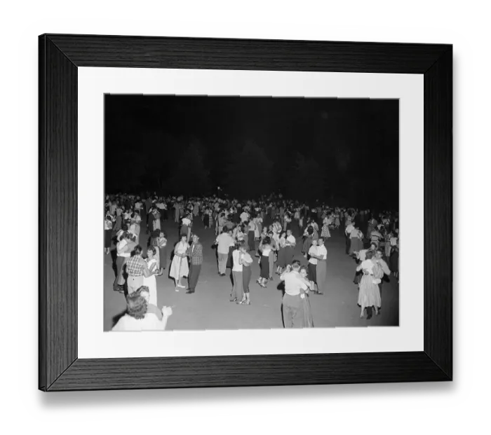 Framed Print : Couples Dance in Prospect Park Framed Print : Couples Dance in Prospect Park
