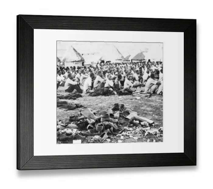 Framed Print : Mau-Mau Rebels at Detention Camp Framed Print : Mau-Mau Rebels at Detention Camp