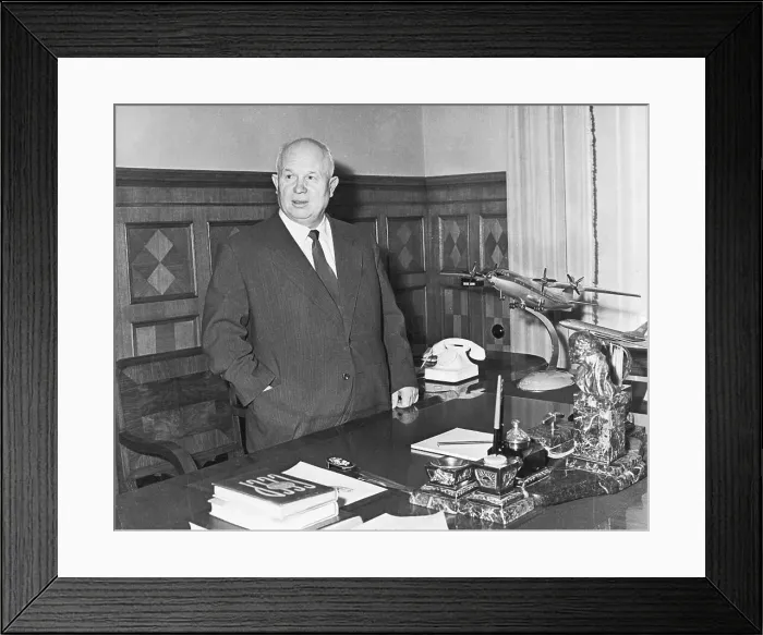 Framed Print : Soviet Premier Khrushchev in Office Framed Print : Soviet Premier Khrushchev in Office