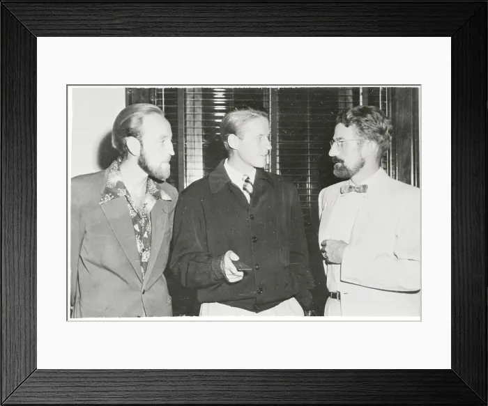 Framed Print : Norwegian Archeological Members Chatting Framed Print : Norwegian Archeological Members Chatting
